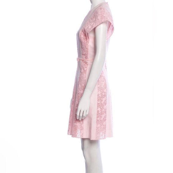 GIAMBATTISTA VALLI Lace Pattern Mini Dress light pink - Picture 3 of 8